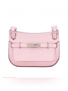 Hermès Mini Jypsiere Rose Swift Palladium Hardware